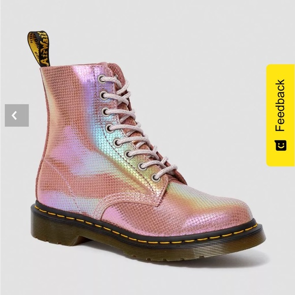 Dr. Martens 1460 Pascal iridescent ankle boots Size 9 - Picture 2 of 10